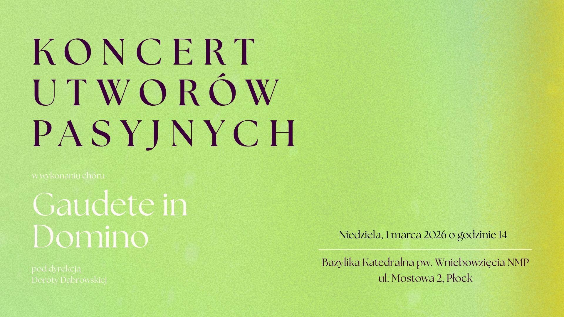 plakat dot. koncertu