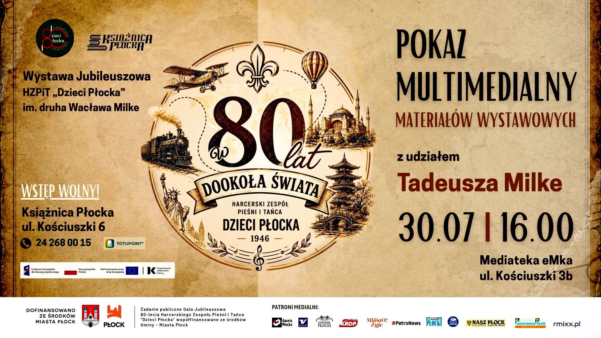 Pokaz multimedialny „W 80 lat dookoła świata”